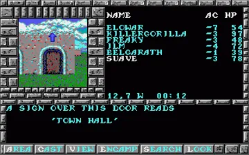 Pools of Darkness_Disk2 screen shot game playing
